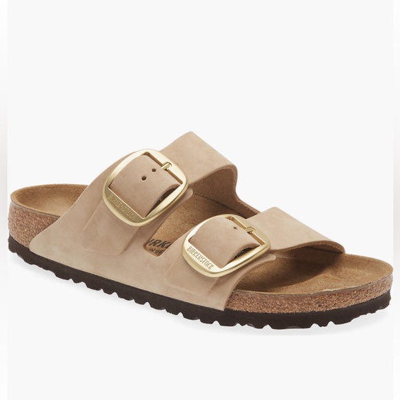 Womens Birkenstock Arizona Big Buckle Slide Sandals - Picture 1 of 7